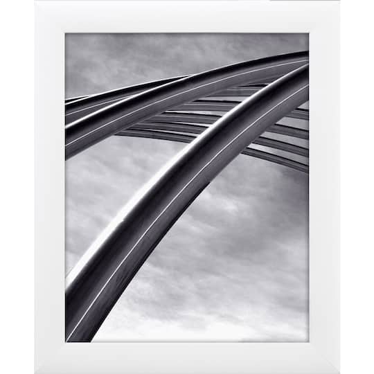 Craig Frames Contemporary White Satin Picture Frame